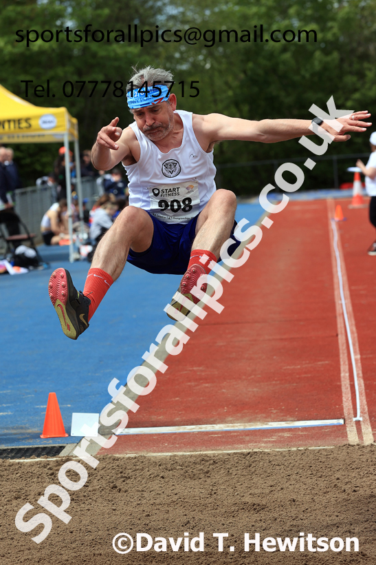Long Jump, 2026 North Eastern Track and Field Champs, Shildon, County Durham. Photo: David T. Hewitson/Sports for All Pics